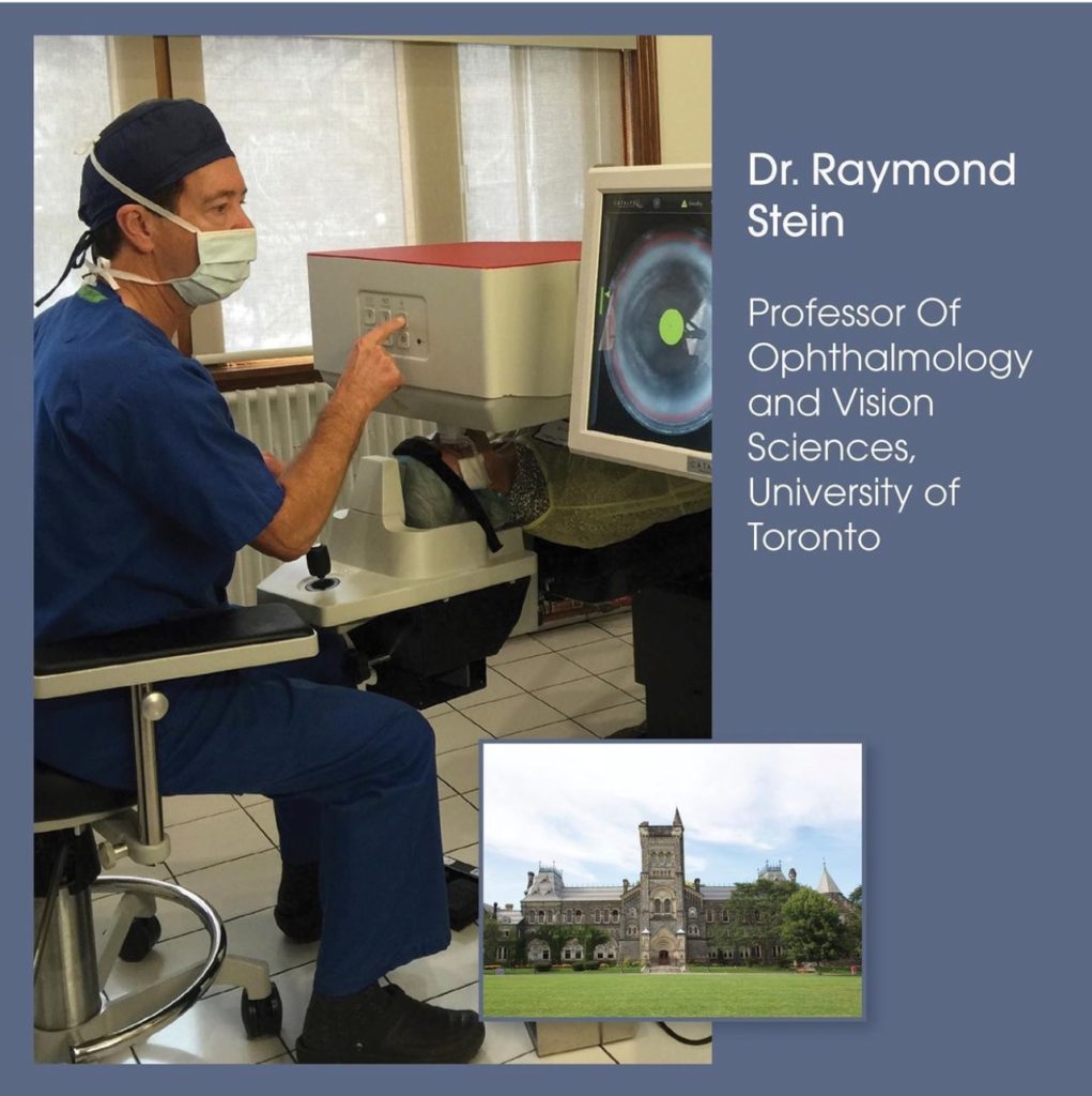 Dr. Raymond Stein, Professor of Ophthalmology and Vision Sciences at the University of Toronto